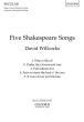 Willcocks Five Shakespeare Songs SSA (narrator opt.)-Piano