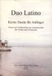 Menacho Duo Latino (Small Duets for Beginners) Violin-Violoncello (2 Scores)