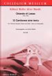 Lasso 12 Cantiones sine textu 2 Viole da Gamba (Violine-Viola oder Viola-Violoncello) (Adrian Wehlte)