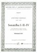 Bertali Sonatellae I-II-IV fur 5 Blockfloten (oder andere Instrumente Blaser-Streicher) und Bc Stimmen (Herausgegeben von Konrad Ruhland)