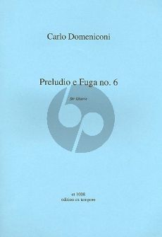 Domeniconi Preludio e Fuga No. 6 Op. 116 Gitarre