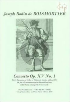 Concerto Op.15 No.1 (5 Bassoons[Vc.][with or without Bc)
