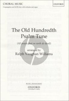 Vaughan Williams Old Hundredth Psalm Tune SATB