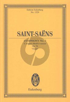 Saint-Saens Symphony No.3 c-minor Op.78 "Organ Symphony" Study Score