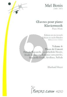 Bonis Piano Works Vol.4 Pieces de Concert / Konzertante Stücke