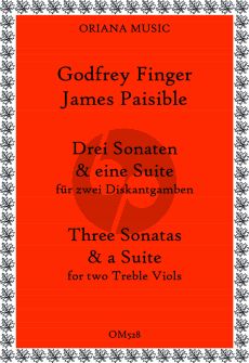 Drei Sonaten und eine Suite 2 Treble Viols (Johanna Valencia und Richard Carter)