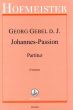 Gebel Johannes Passion Chor und Orchester (Partitur) (Manfred Fechner)