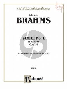 Sextet B-flat major Op.18 (2 Vi.- 2 Va.- 2 vc.)
