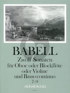 Babell 12 Sonaten Vol. 3 No. 7 - 9 Oboe (Blockflöte/Violine) und Bc (Matthias Maute)