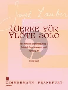 Lauber Werke für Flöte allein (ed. Henner Eppel)