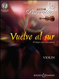 Piazzolla Vuelvo al Sur for Violin (Bk-Cd) (CD with printable piano part)