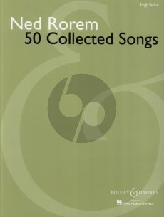 Rorem 50 Collected Songs for High Voice and Piano (complied by Richard Walters)