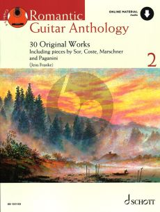 Romantic Guitar Anthology Vol.2 Bk-Audio Online (30 Original Works & Transcriptions) (edited by Jens Franke)