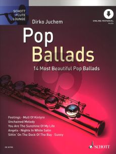 Pop Ballads (16 Most Beautiful Pop Ballads) (Flute-Piano) (Bk-Online Download) (edited by Dirko Juchem)