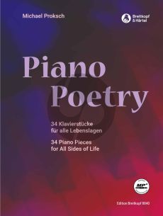 Proksch Piano Poetry - 34 Pieces for all Sides of Life Book with Audio Online