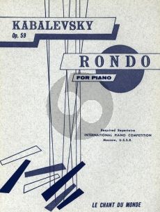 Kabalevsky Rondo Opus 59 Piano solo