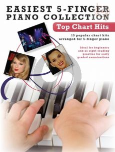Easiest 5 Finger Piano Collection Top Chart Hits