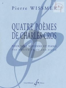4 Poemes de Charles Cros