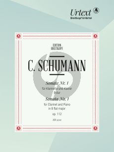 Schumann Sonate No.1 B-dur Op.112 (Clarinet-Piano) (edited by Nick Pfefferkorn)