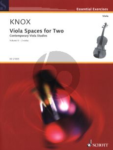 Knox Viola Spaces for Two Vol.2 (Contemporary Viola Studies for 2 Violas) (2 Scores)