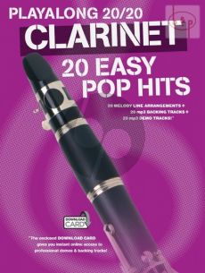Playalong 20 / 20 for Clarinet. 20 Easy Pop Hits