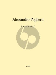 Poglietti Sonata a 3 C-Major Flute [Violin]-Trumpet [Oboe], Bassoon [Violoncello]-Bc (Score/Parts) (John Madden)