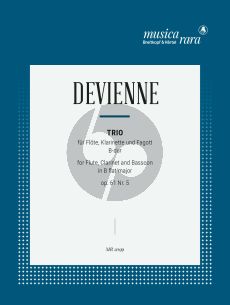 Devienne Trio B-Major Op.61 No.5 Flute-Oboe and Bassoon (Parts) (John Newhill)