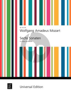 Mozart 6 Sonatas Vol.1 Flute-Piano (Frans Vester)