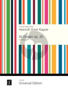 Kayser 36 Etuden Op.20 Violine (Maxim Jacobsen)