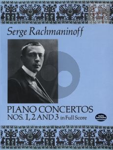 Piano Concertos No.1 - 2 - 3 Piano and Orchestra Fullscore