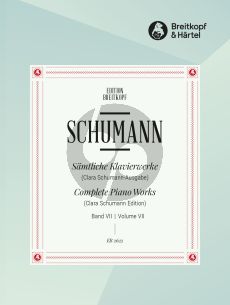 Schumann Klavierwerke Vol. 7 (Clara Schumann) (herausgegeben von Wilhelm Kempf)