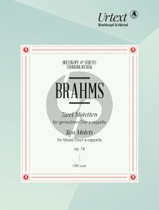 Brahms 2 Motetten Op.74 SATB