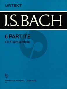 Bach 6 Partitas BWV 825 - 830 Piano Solo (Urtext)