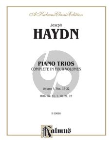 Haydn Piano Trios Vol.4 for Violin, Violoncello and Piano