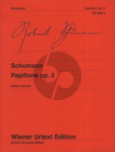 Schumann Papillons Op.2 fur Klavier (Herausgebers Muller/Puchelt) (Wiener Urtext)