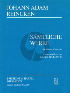 Reinken Samtliche Werke Cembalo (Klaus Beckmann)