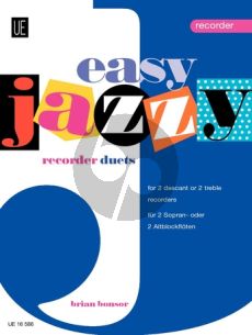 Bonsor Easy Jazzy Recorder Duets 2 Descant (or Treble) Recorder