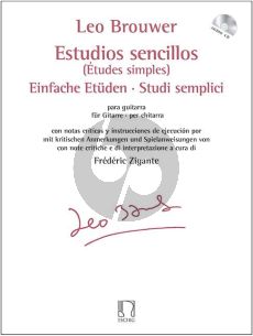 Brouwer Estudios Sencillos (Études simples) Guitare (Bk-Cd )Zigante'