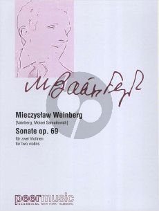 Weinberg Sonate Op. 69 (1959) 2 Violinen (Part./Stimmen)
