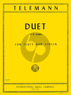 Telemann Duet G-Major TWV 40:111 Flute-Violin