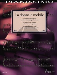 Album La donna è mobile 50 Famous Opera Melodies for Easy Piano (transcr. by H.G. Heumann)