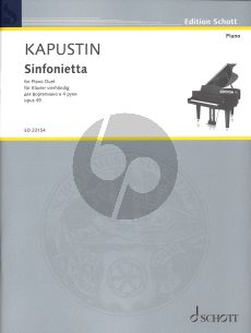 Kapustin Sinfonietta Op.49 Klavier 4-handig