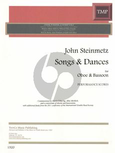 Steinmetz Songs & Dances for Oboe and Bassoon (Performance Scores)