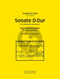 Kiel Sonate D-Dur WoO für Violoncello und Klavier (Christoph Dohr)