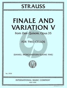Strauss Finale and Variation V from Don Quixote Op 35 for 2 Cellos (Daniel Morganstern and Elaine Fine)