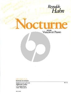 Hahn Nocturne Violin/Piano