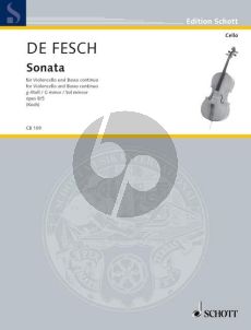 Fesch Sonata g-moll Op.8 No.5 Violoncello und Bc (Koch-Ewerhart)