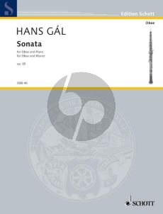 Gal Sonate Op.85 Oboe-Klavier