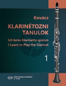 Kovacs I Learn to Play Clarinet Volume 1