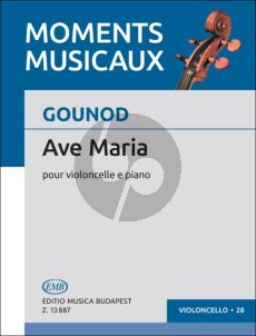 Gounod Ave Maria Violoncello and Piano (edited by Árpád Pejtsik)